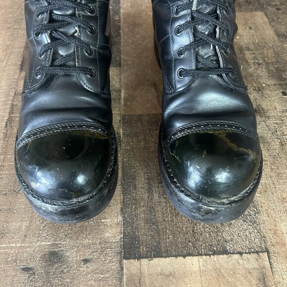 Corcoran Vintage Black Lace Up Jump Boots Mens 9.5 D - Picture 10 of 12